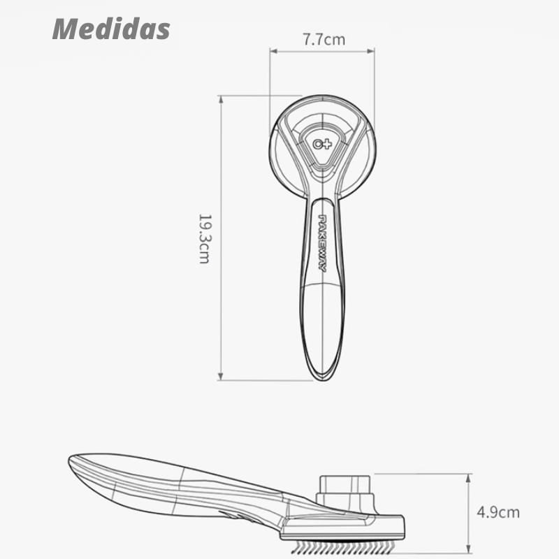 Escova Removedora de Pelo Linha Casa Pet Chiq